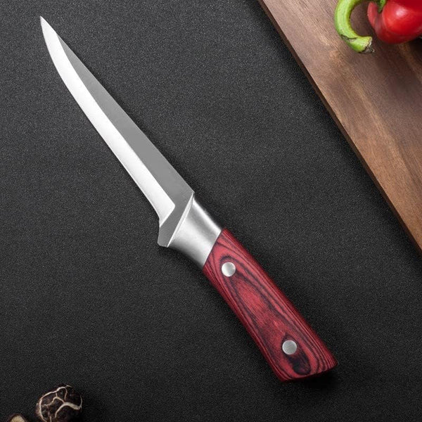 Meat Cleaver, Handmade Forged Kitchen Boning Knife Butcher Knife Meat Cleaver Chinese Knives Slaughter Knife Cutter Tool (Color : without Cover)3