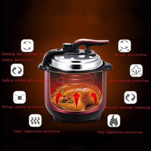 Electric Pressure Cooker Pot Microcomputer Smart Home High Rice Slow4