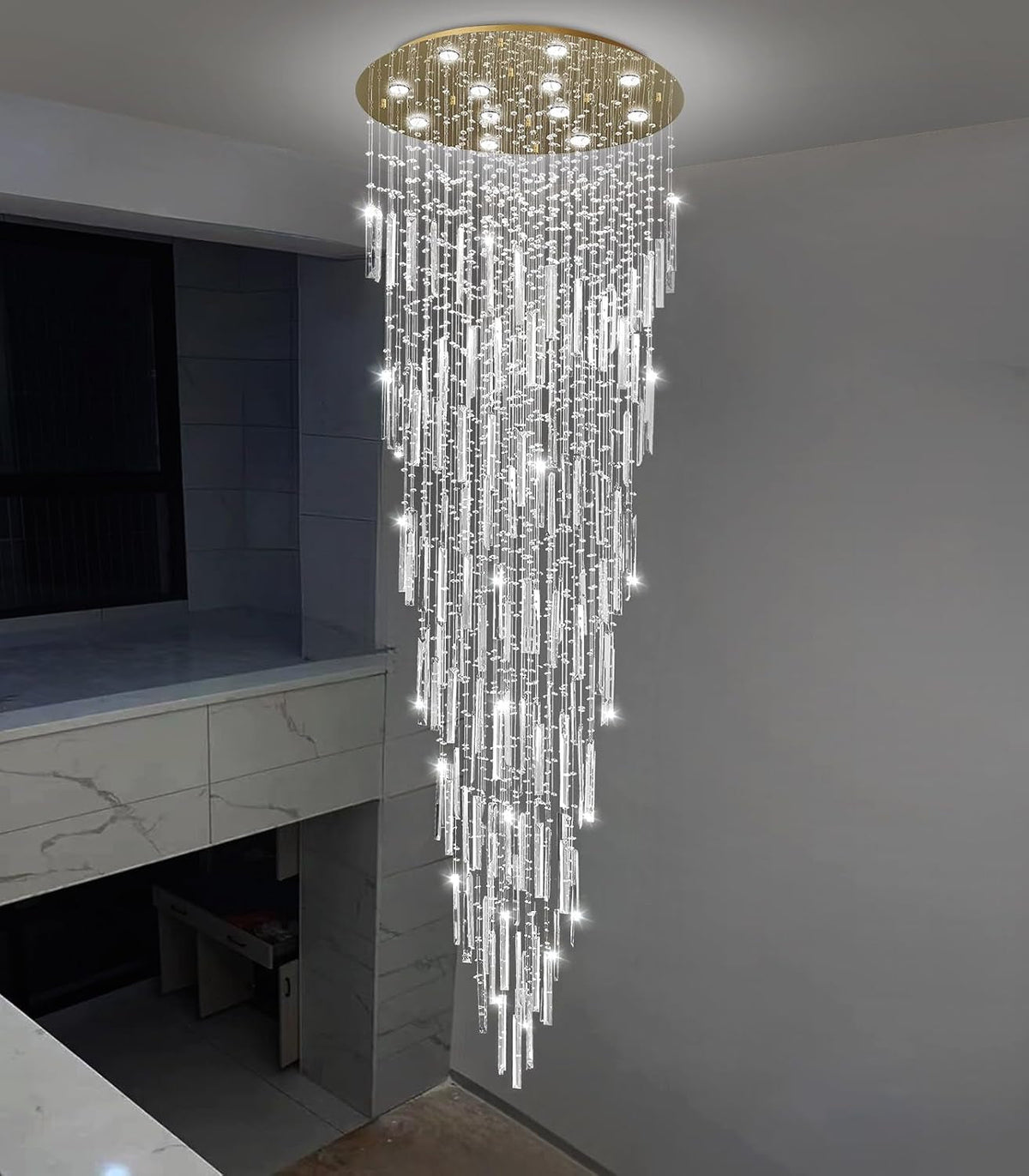 98-modern-crystal-chandelier-high-ceiling-chandeliers-for-entryway-large-raindrop-chandeliers-led-dimmable-flush-mount-light-fixtures-for-staircaes-foyer-hallway-living-room-led-bulbs-included-gold