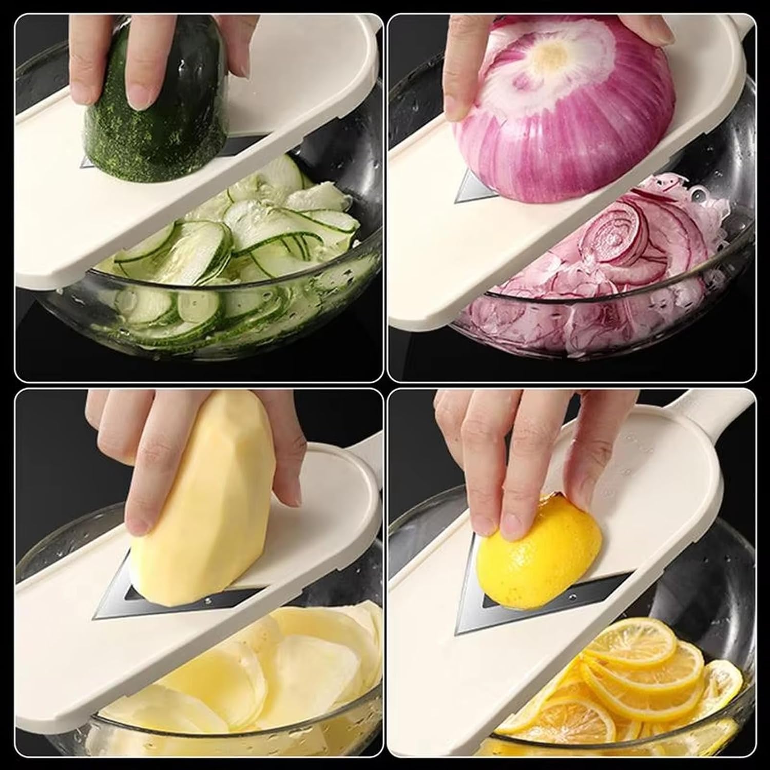 multifunctional-slicer-shredders-grater-for-easily-food-preparation-with-stainless-steel-cutter-and-nonslip-base