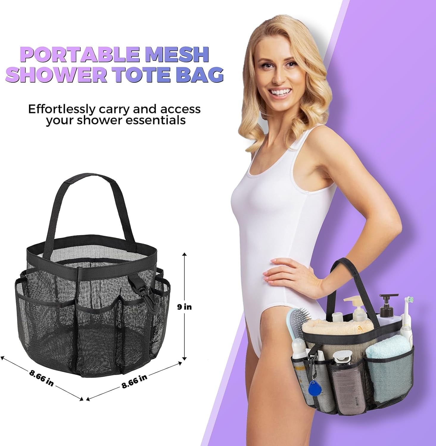 mesh-shower-caddy-portable-for-college-dorm-room-essentials-with-8-pocket-large-capacity-quick-dry-shower-bag-for-bathroom-beach-gym