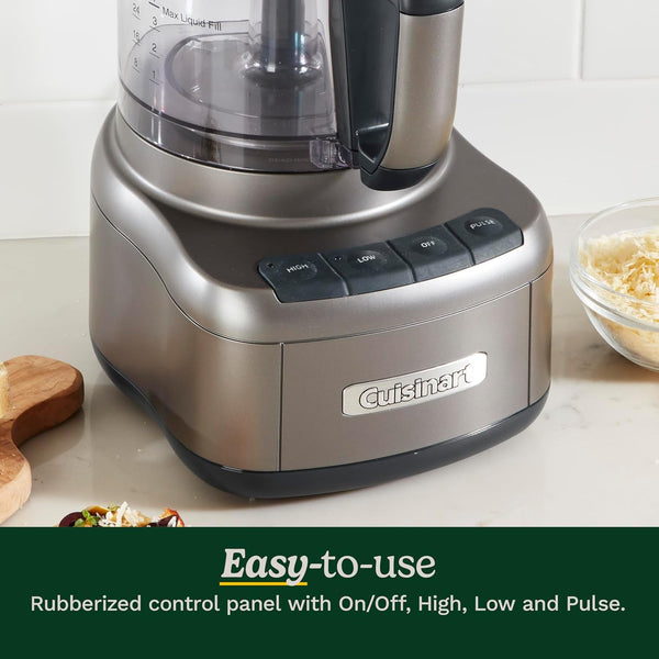8 Cup Food Processor, 350-Watt Motor, Gunmetal, FP-8GMP1 | 350W Motor4