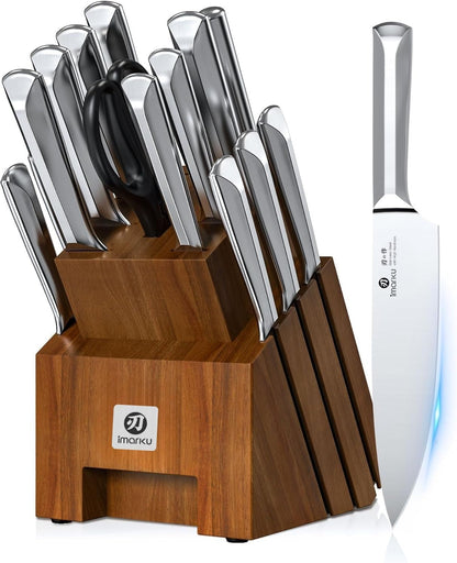 16-Piece High Carbon Japanese Stainless Steel Kitchen Knife Set1