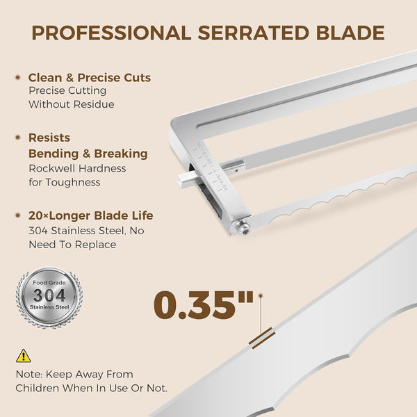 Upgraded Adjustable Bread Knife for Homemade Bread,Stainless Bread Slicer6