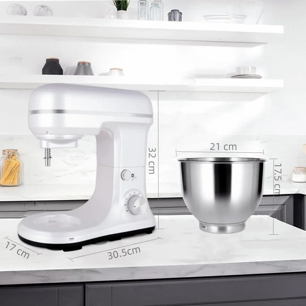 stand-mixer-5-qt-6-p-speed-tilt-head-food-mixer-300w-dough-mixer-with-stainless-steel-bowl-dough-hook-flat-beater-whisk-electric-kitchen-mixer-for-household-baking-anti-slippearl-white