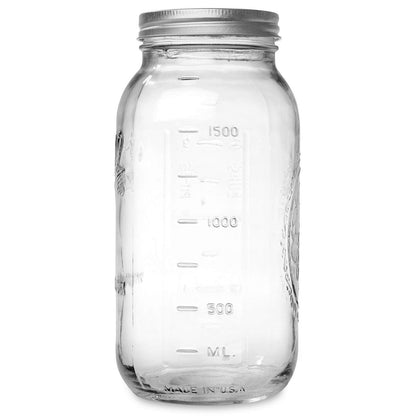 1 64Oz Wide Mouth Half Gallon Mason Jar3