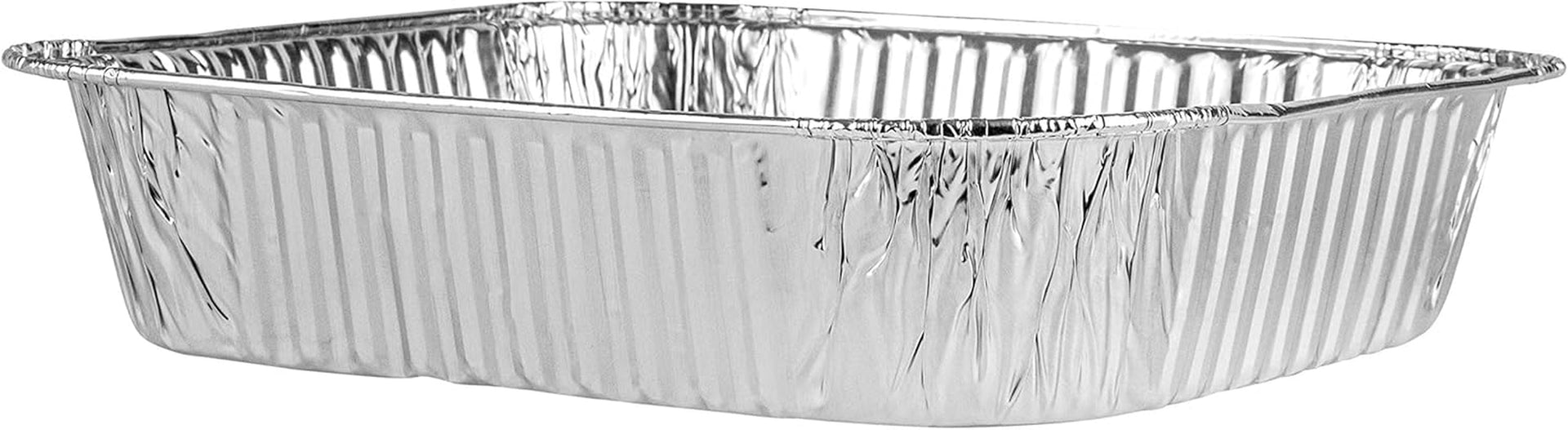 disposable-8-x-8-x-2-inch-square-aluminum-tin-foil-baking-pans-bakeware-cookware-perfect-for-baking-cakes-breads-brownies-bread-meatloaf-lasagna-pack-of-10