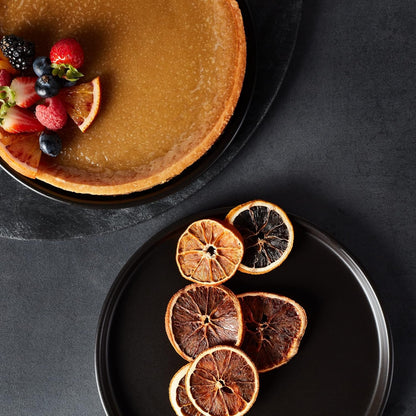 Stone Lain Celina Stoneware 16 Piece Dinnerware Set, Plates and Bowls, Black Matte Dish, Service for 4 – Minimalist round Style, Microwave & Dishwasher Safe7