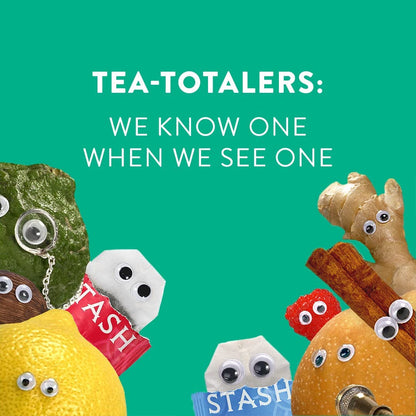 Tea Fruity Herbal Tea 6 Flavor Tea Sampler, 6 Boxes with 18-20 Tea Bags Each8