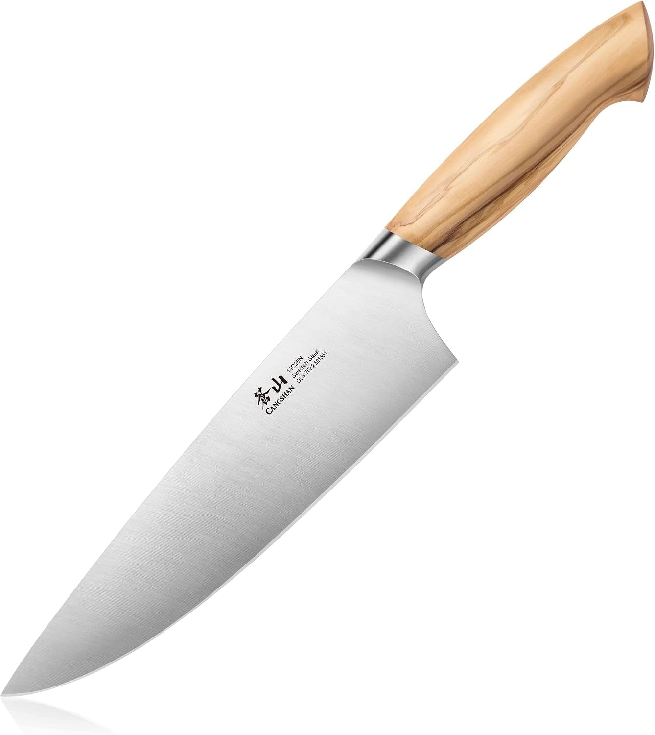 oliv-series-8-inch-chefs-knife-forged-swedish-14c28n-steel-501561
