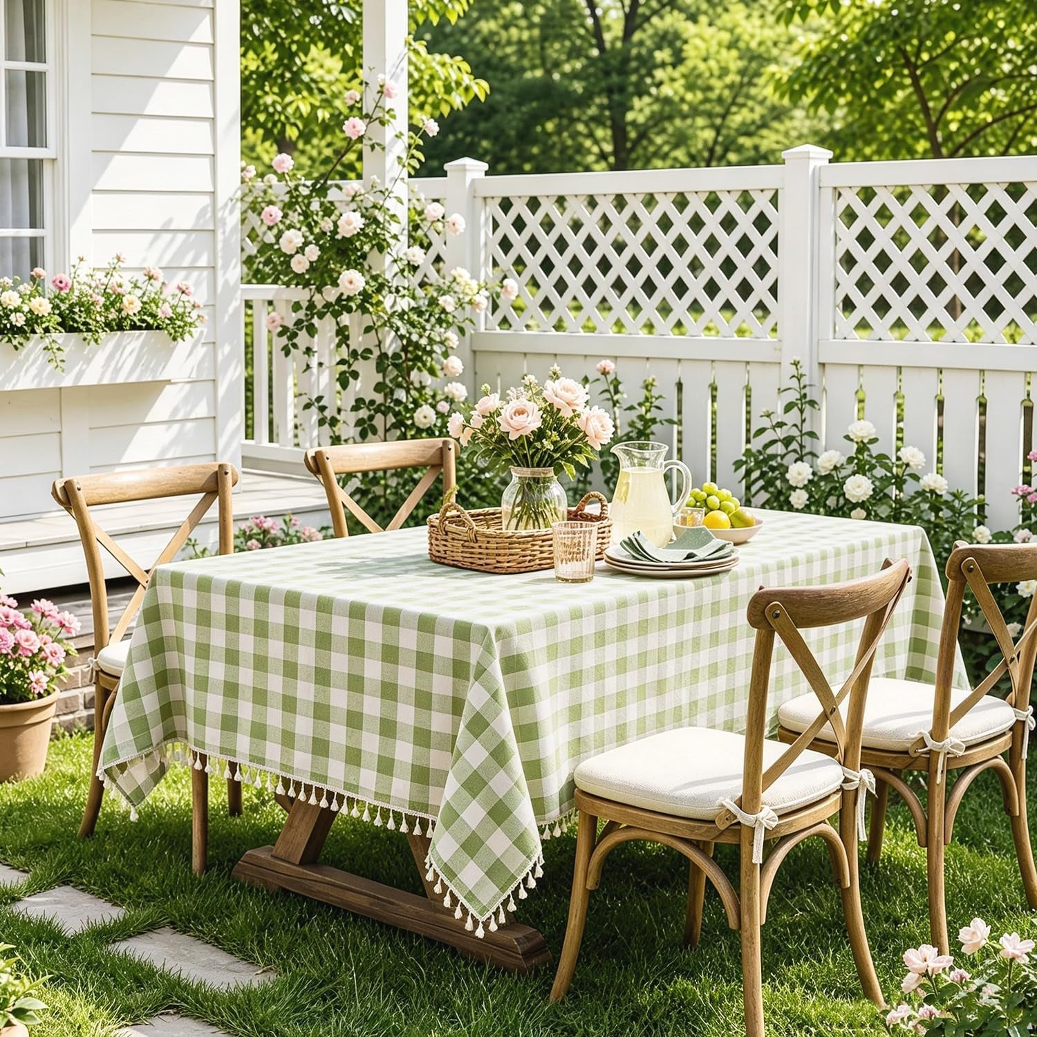 spring-gingham-tablecloth-rectangle-cotton-linen-fabric-checkered-table-cloth-with-tassel-washable-wrinkle-free-buffalo-plaid-table-cover-for-outdoor-party-picnic-kitchen-dining-green-55x75