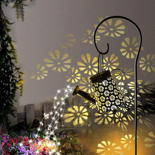 2 Pack Solar Watering Can with Lights,Solar Outdoor Garden Decor Waterproof Hanging Lantern Landscape Lights outside Decorations for Yard Lawn Patio Gardening Gifts.2