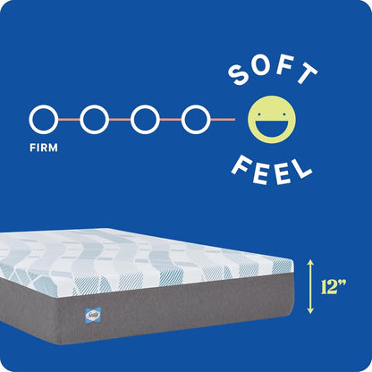 Dreamlife 12” Foam Mattress-In-A-Box, Queen, comfort Gel Memory Foam, support Transition Foam, Surface-Guard Technology3