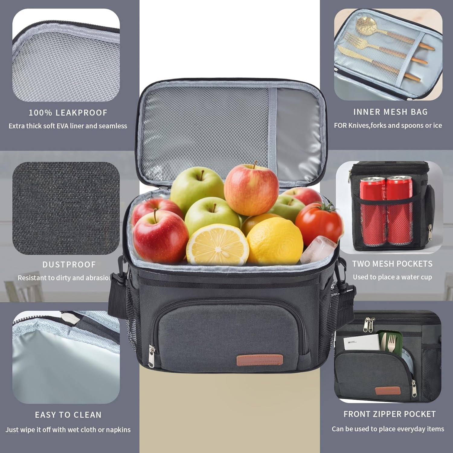 insulated-lunch-bag-for-women-men-reusable-lunch-box-for-office-picnic-hiking-beach-leakproof-cooler-tote-bag-organizer-with-adjustable-shoulder-strap-for-adults-black