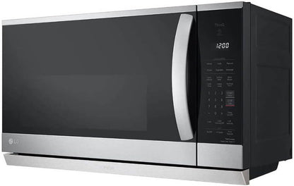 2.1 Cu. Ft. 30 In. Width Printproof Stainless Steel 1,050-Watt Smart Over-The-Range Microwave Oven with Extendavent 2.03