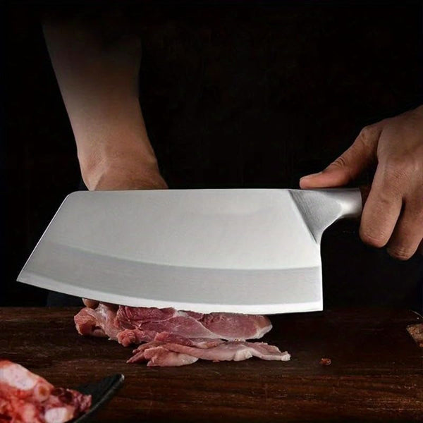 Meat Cleaver, 7.9 Inch Kitchen Knives Vegetable Butcher Knife Professional Cleaver Heavy Duty Kitchen Knife Chef Cooking Knife Tools4