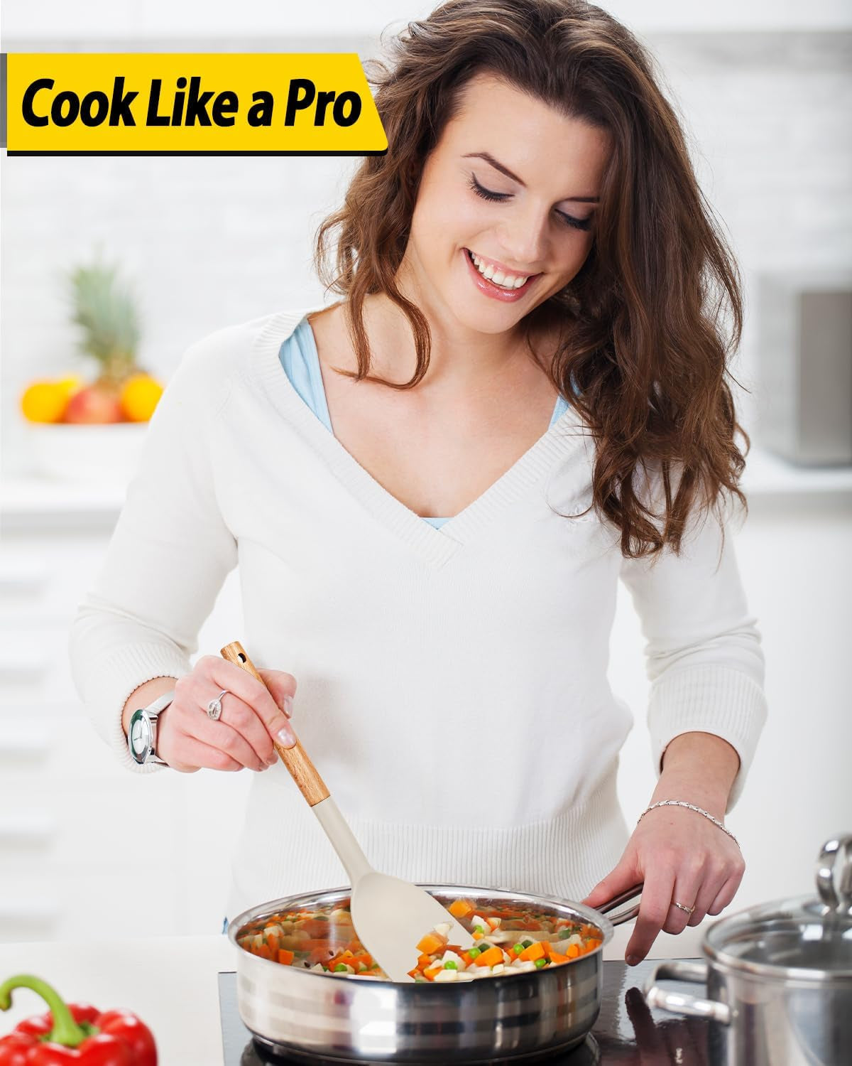 pack-of-4-silicone-cooking-utensils-set-non-stick-solid-spatulas-and-heat-resistant-slotted-spoons-with-wooden-handle-ideal-wood-kitchen-utensils-set-for-frying-serving-turning-stirring-khaki