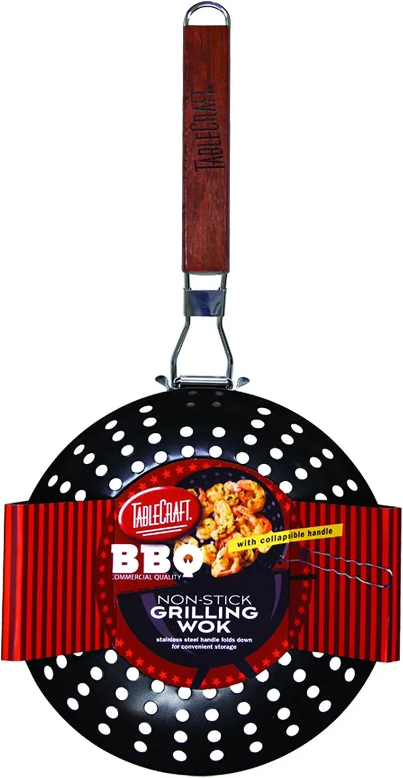 bbq-nonstick-grill-wok-with-wood-handle-small-steel