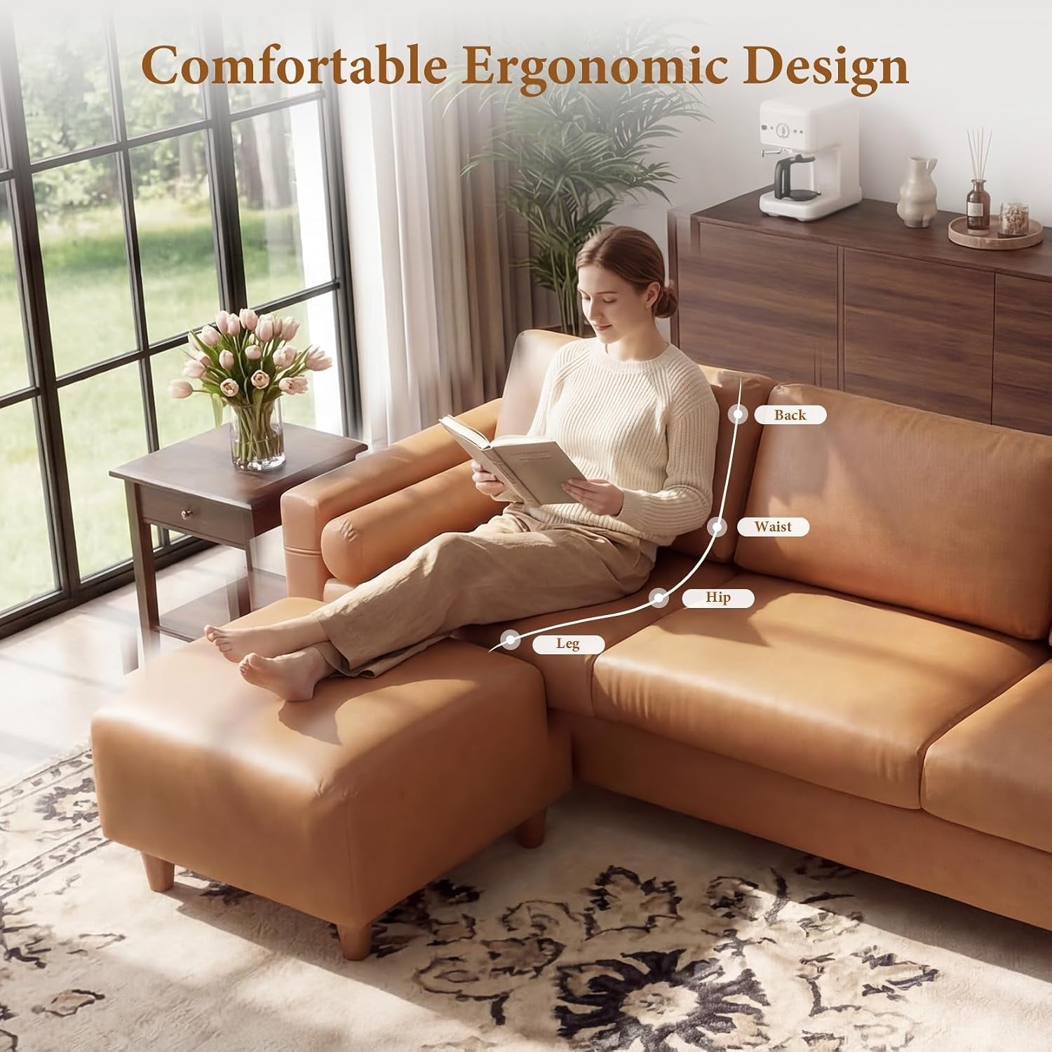 100-l-shaped-faux-leather-couch-modular-sectional-sofa-camel