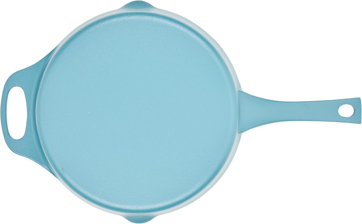 nitro-cast-iron-fryin-pan-skillet-with-helper-handle-and-pour-spouts-12-inch-agave-blue