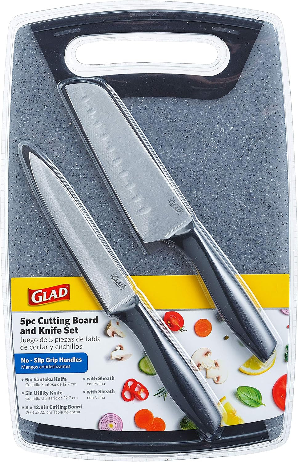 knife-set-with-cutting-board-5-pieces-sharp-santoku-and-utility-knives-with-blade-covers-and-plastic-chopping-block-kitchen-cooking-accessories