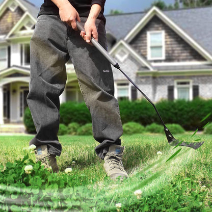 39In Serrated Steel Scythe, Grass Whip for Tall Grass & Weeds7