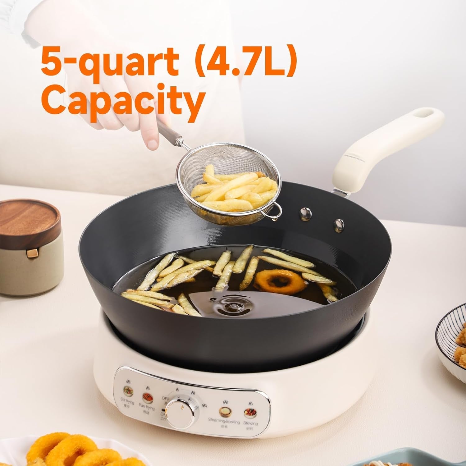 5qt-electric-skillet-pure-iron-nonstick-frying-pan-with-glass-lid-steamer-rack-1600w-3-level-heat-control-removable-pot-family-sized-cooker-for-boil-steam-saute-11-81inch