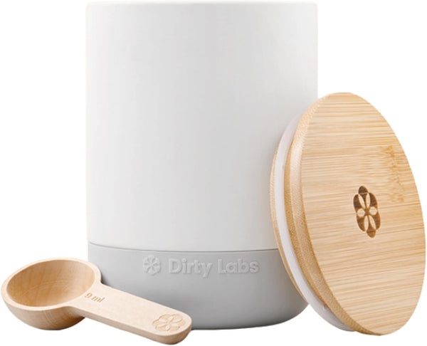Dirty Labs | Refillable Ceramic Canister with Wooden Lid | 621 Ml1