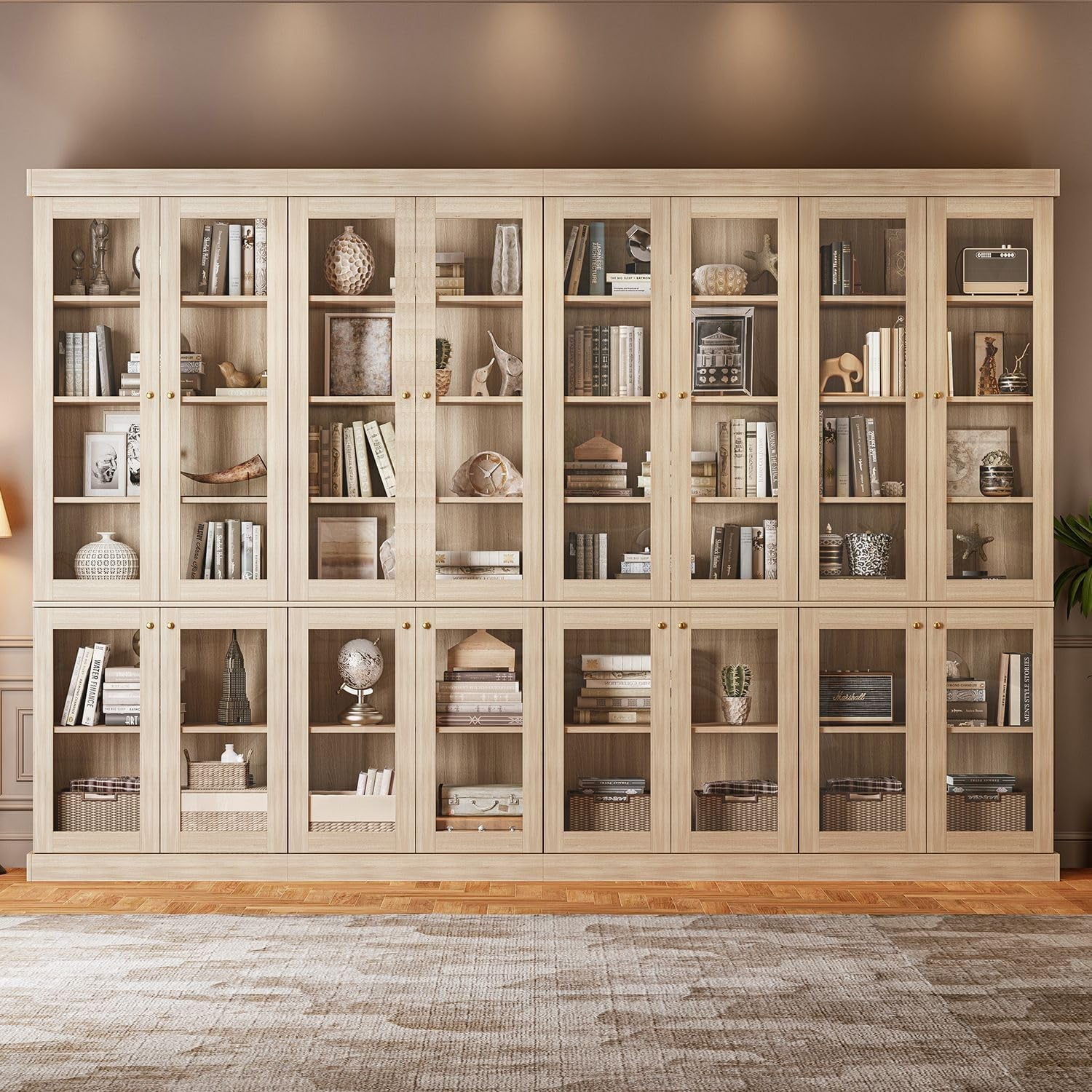 70-8-tall-farmhouse-modular-kitchen-pantry-cabinet-with-glass-doors-wooden-storage-hutch-with-6-tier-adjustable-shelves-for-kitchen-organization-set-of-4-brown