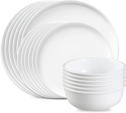 Luxe Atlas 18-Piece Dinnerware Set, Service for 61
