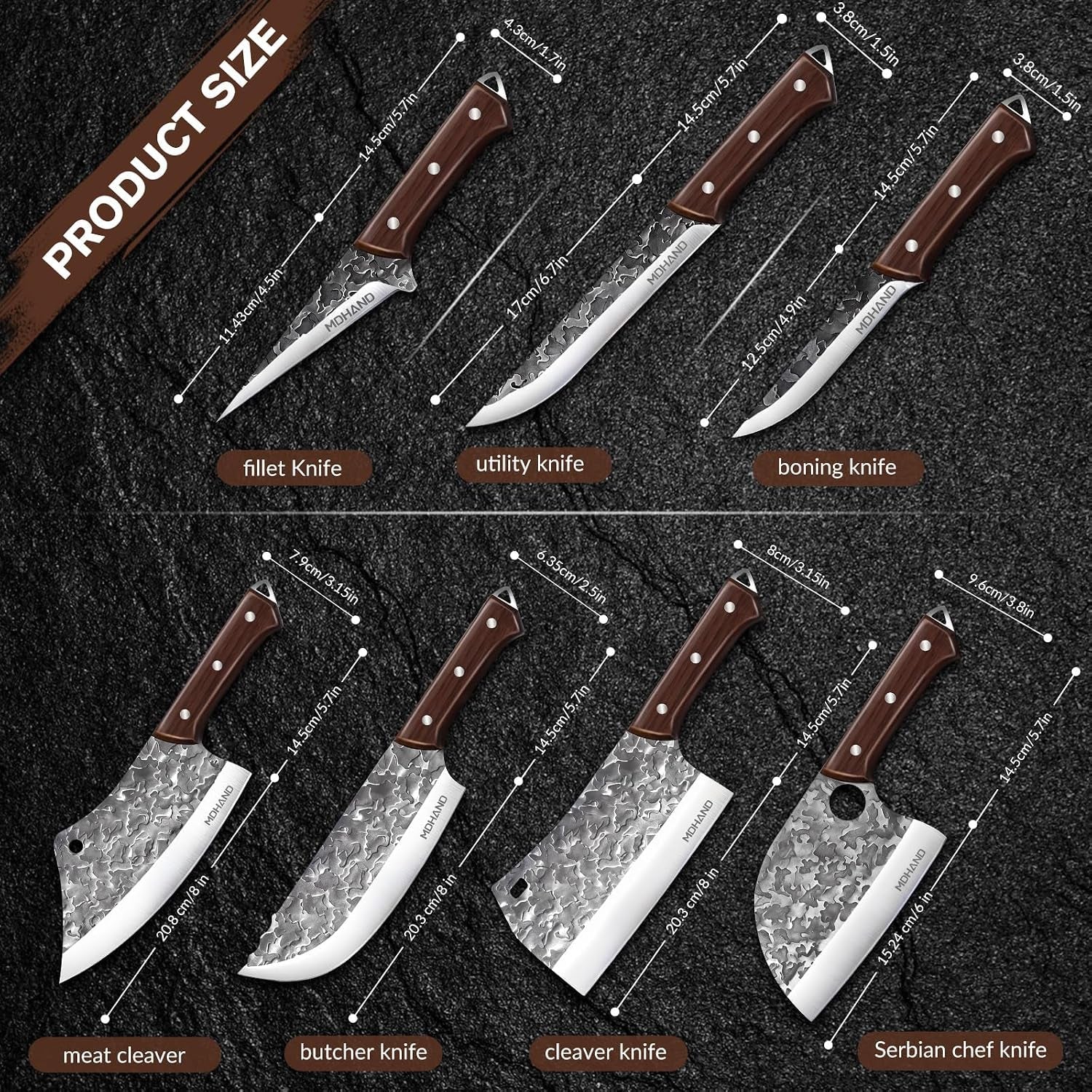 butcher-knife-set-hand-forged-butcher-chef-knife-set-with-roll-bag-high-carbon-steel-14pcs-meat-cleaver-knife-bone-chopper-knives-fillet-knives-for-kitchen-camping-outdoor-bbq-gift-for-men