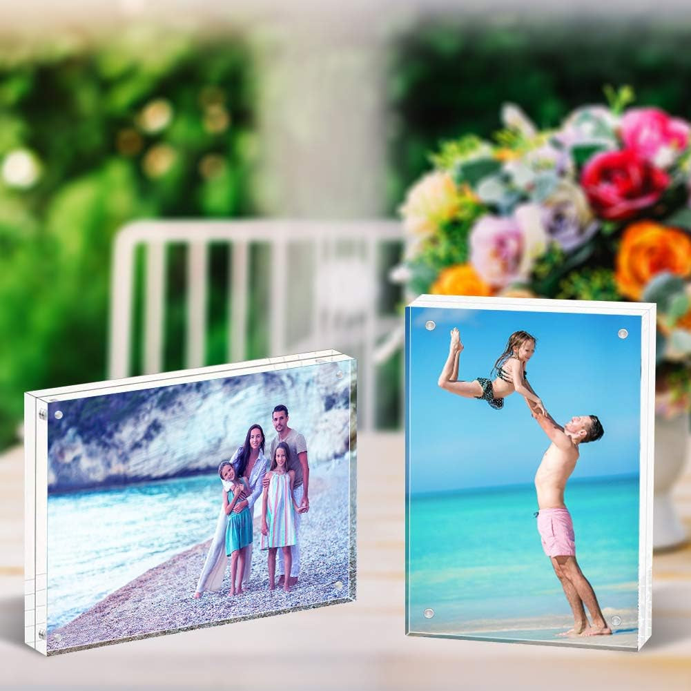 acrylic-frames-2-pack-5x7-24mm-thicker-frameless-clear-picture-frame-double-sided-magnetic-free-standing-desktop-display