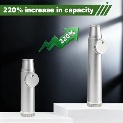 Leakproof Spice Dispenser Polished Aluminum Set of 3 (2 Small + 1 Large) | Portable Pocket Size Shakers for Camping, Travel & Kitchen2