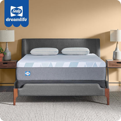Dreamlife 12” Foam Mattress-In-A-Box, Queen, comfort Gel Memory Foam, support Transition Foam, Surface-Guard Technology12