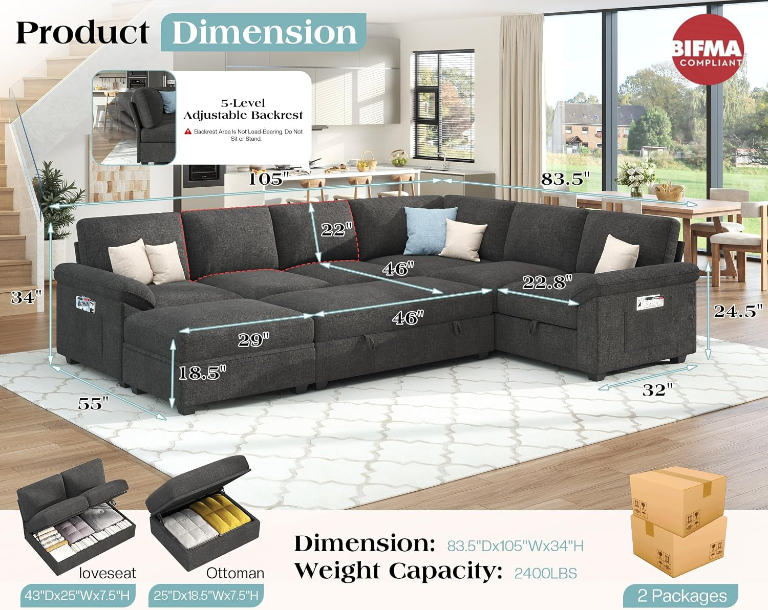 105-sofa-bed-sectional-sleeper-sofa-with-pull-out-bed-reclining-backrest-sleeper-couch-bed-with-storage-6-seater-couch-bed-for-living-room-chenille-dark-gray