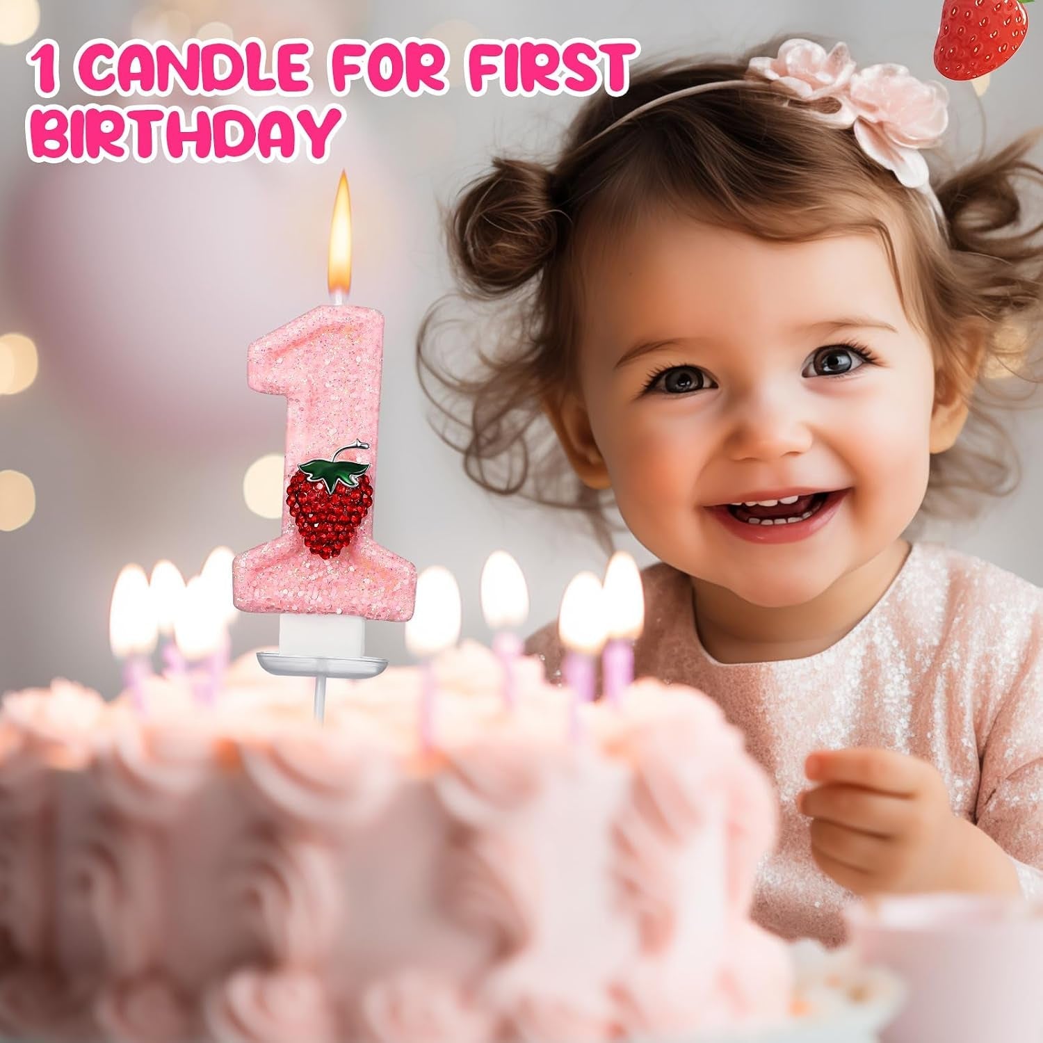 strawberry-1-candle-for-first-birthday-pink-number-1-candle