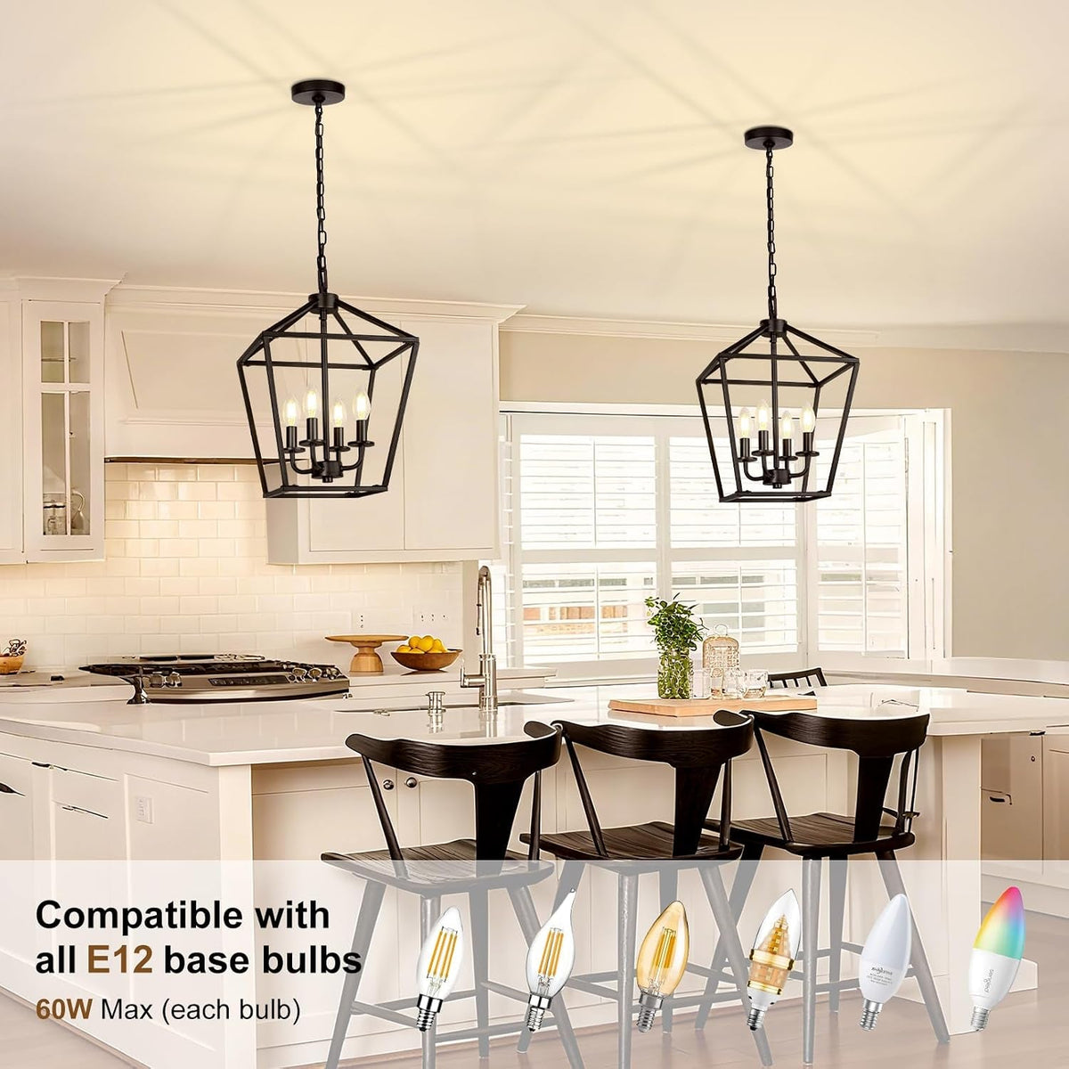 4-light-chandelier-industrial-ceiling-light-black-lantern-light-fixtures-with-farmhouse-metal-cage-adjustable-height-rustic-geometric-hanging-light-e12-base-for-kitchen-island-entryway-indoor