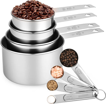 Measuring Cups and Spoons Set, 8 Piece1