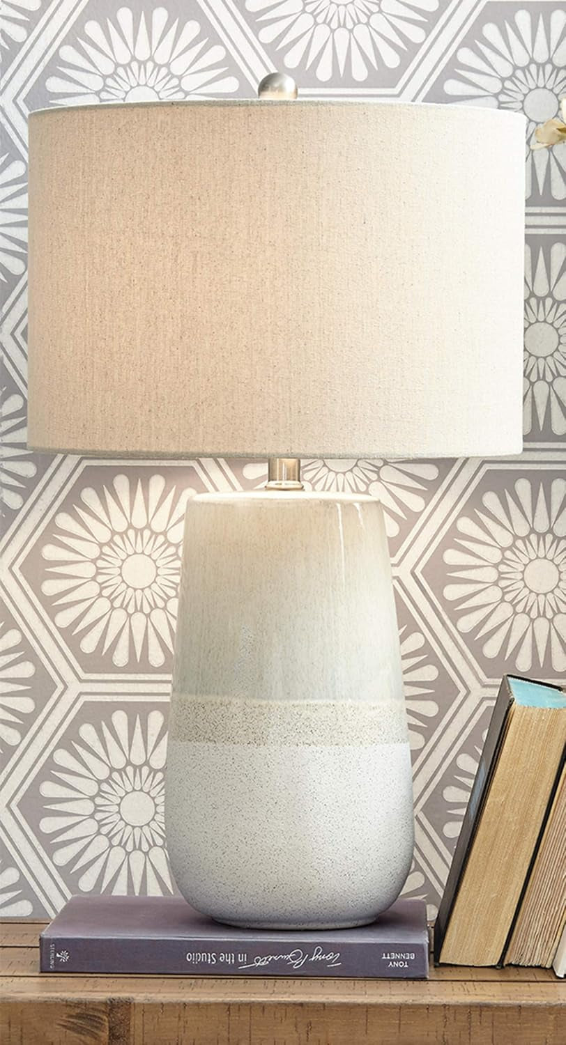 signature-design-by-ashley-shavon-ceramic-table-lamp-26-3-way-switch-textured-neutral-glazed-base-beige-and-white-finish-fabric-drum-shade-versatile-3-way-switch-living-room-use