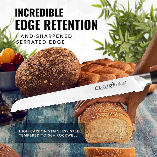 Bread Knife, 10" Serrated Knife for Sourdough & Homemade Bread6