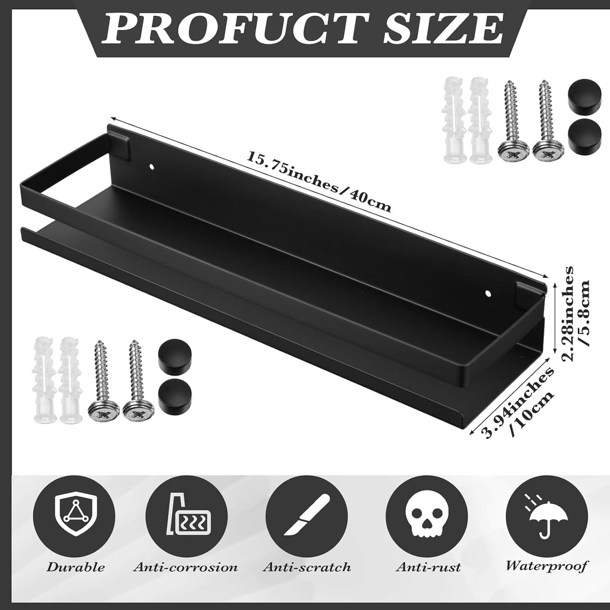 2-pieces-stainless-steel-shelf-bathroom-shower-floating-shelves-wall-mounted-shower-caddy-basket-shelf-storage-organizer-shelves-for-bathroom-kitchen-living-room15-75-inch-40-cm-black