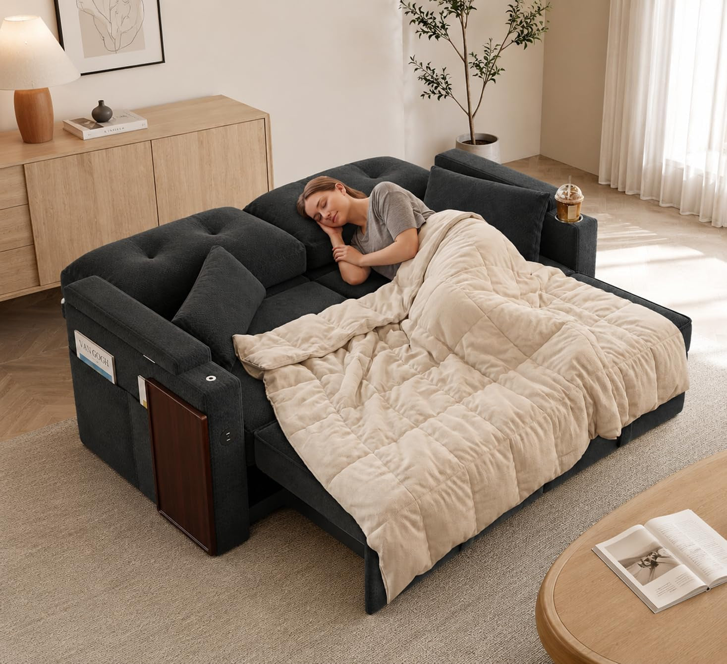 73-sleeper-sofa-convertible-sofa-bed-with-pull-out-couch-black