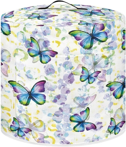 Fashion Butterfly Fryer Dust Covers for 3Qt Instant Pot Small Appliance Covers Hand Washable Dust Resistant Gifts for Kitchen Decor Living Room Slow Cooker Cover L1