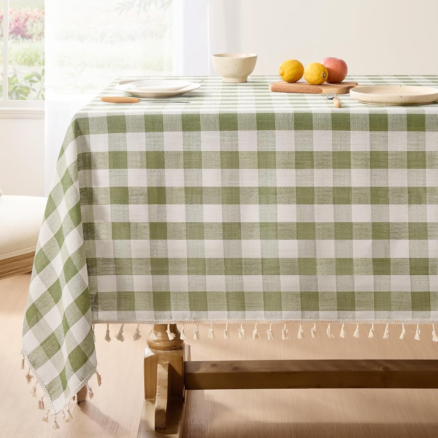outdoor-checkered-tablecloth-linen-cotton-gingham-table-cloths-for-6-foot-rectangle-tables-with-tassel-heavy-duty-wrinkle-free-plaid-table-cover-for-picnic-camping-55-x-84-inch-sage