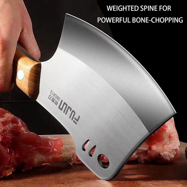 Meat Bone Cleaver Knife for Meat Cutting, Handmade Heavy Duty Butcher Axes, Hand Forged Full Tang Chopper for Home Kitchen Outdoor BBQ Camping Birthday Christmas Mother Father Gifts Idea Men6