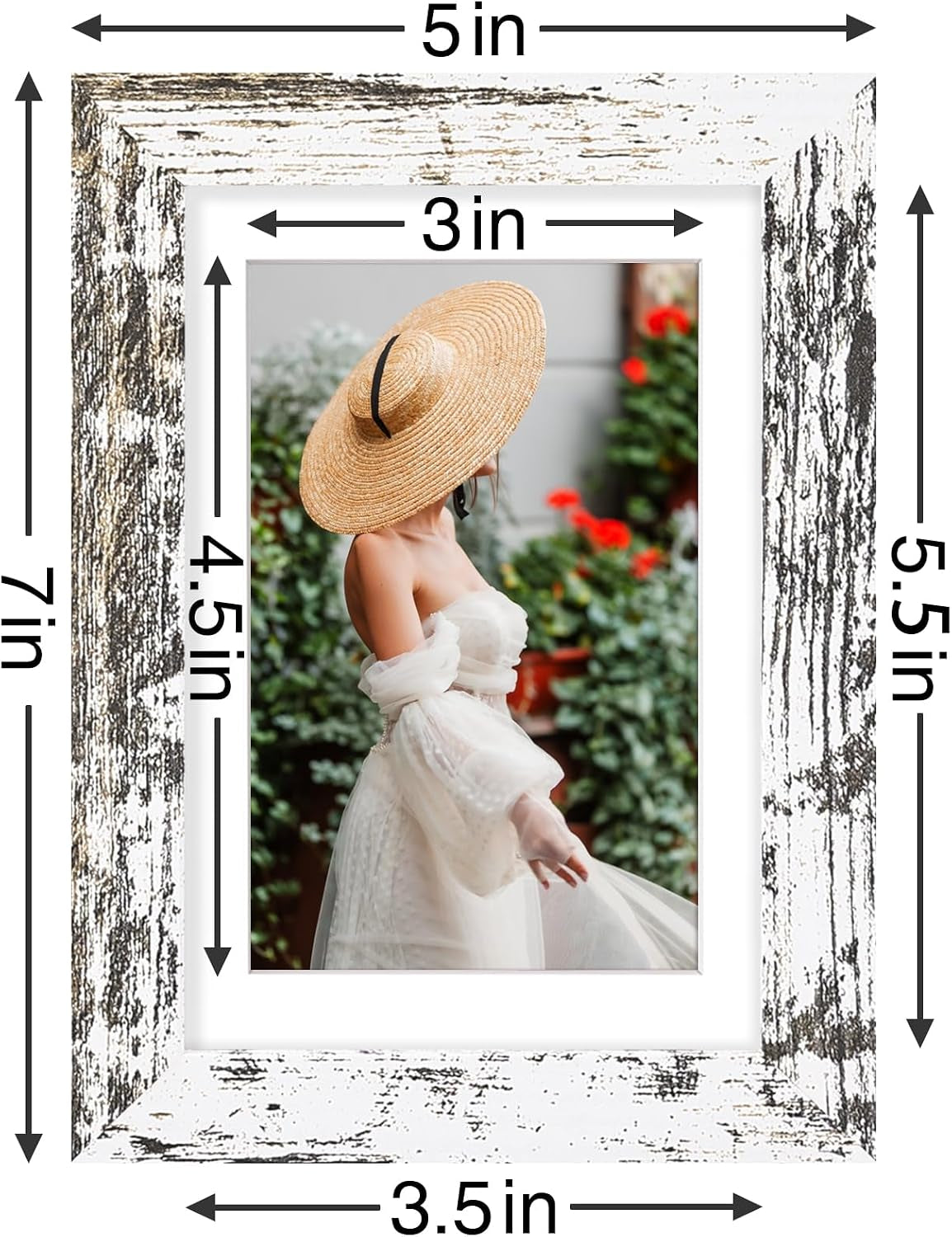 4x6-picture-frames-set-of-9-wall-tabletop-distressed-white