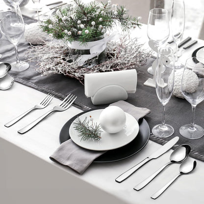 48-Piece Silverware Set with Steak Knives for 8, 18/8 Stainless Steel Flatware Cutlery Set for Home Kitchen Restaurant Hotel, Kitchen Utensils Set, Mirror Polished, Dishwasher Safe7