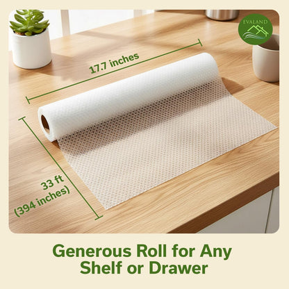Shelf Liner Cabinet Liner Non-Adhesive Drawer Liner 17.7 in X 33 FT2