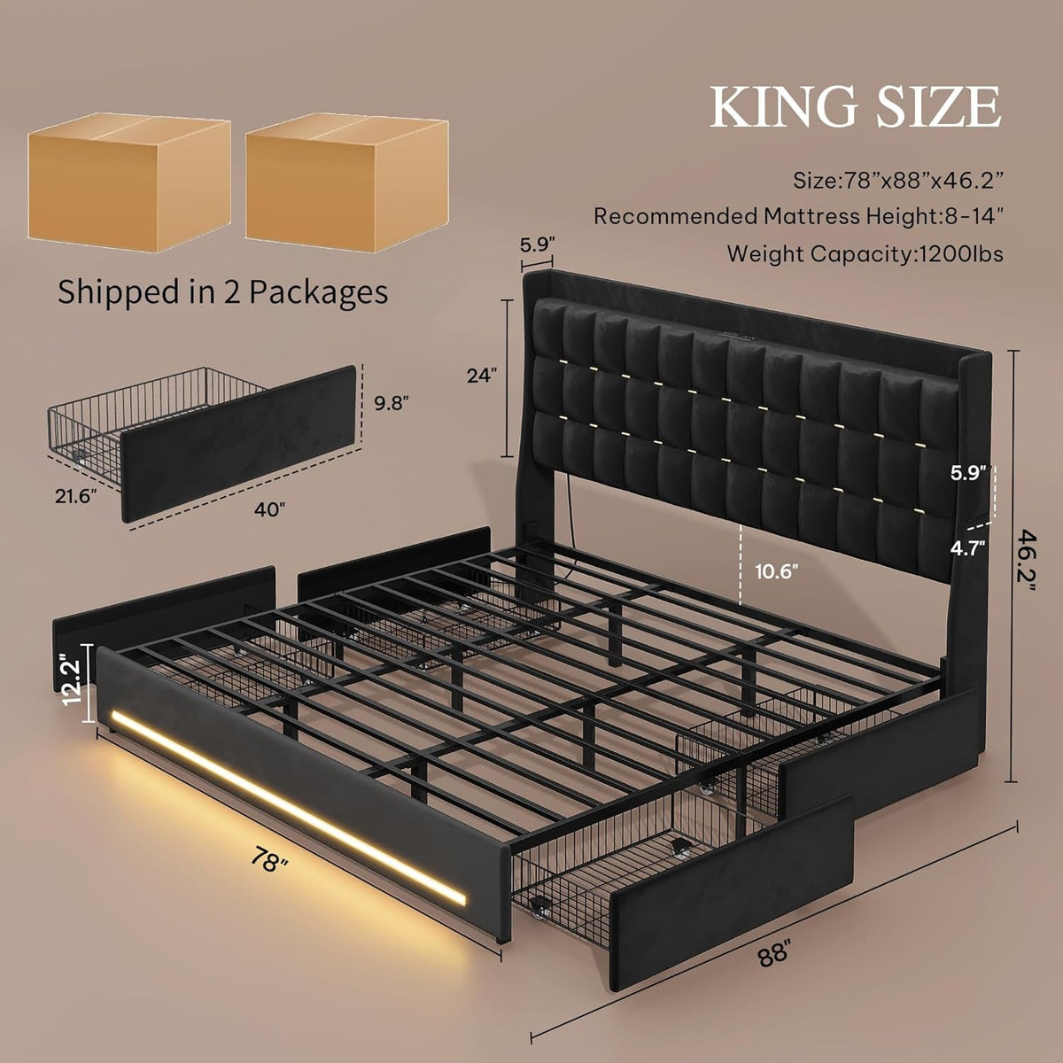 king-size-bed-frame-with-4-drawers-rgb-led-light-charge-station