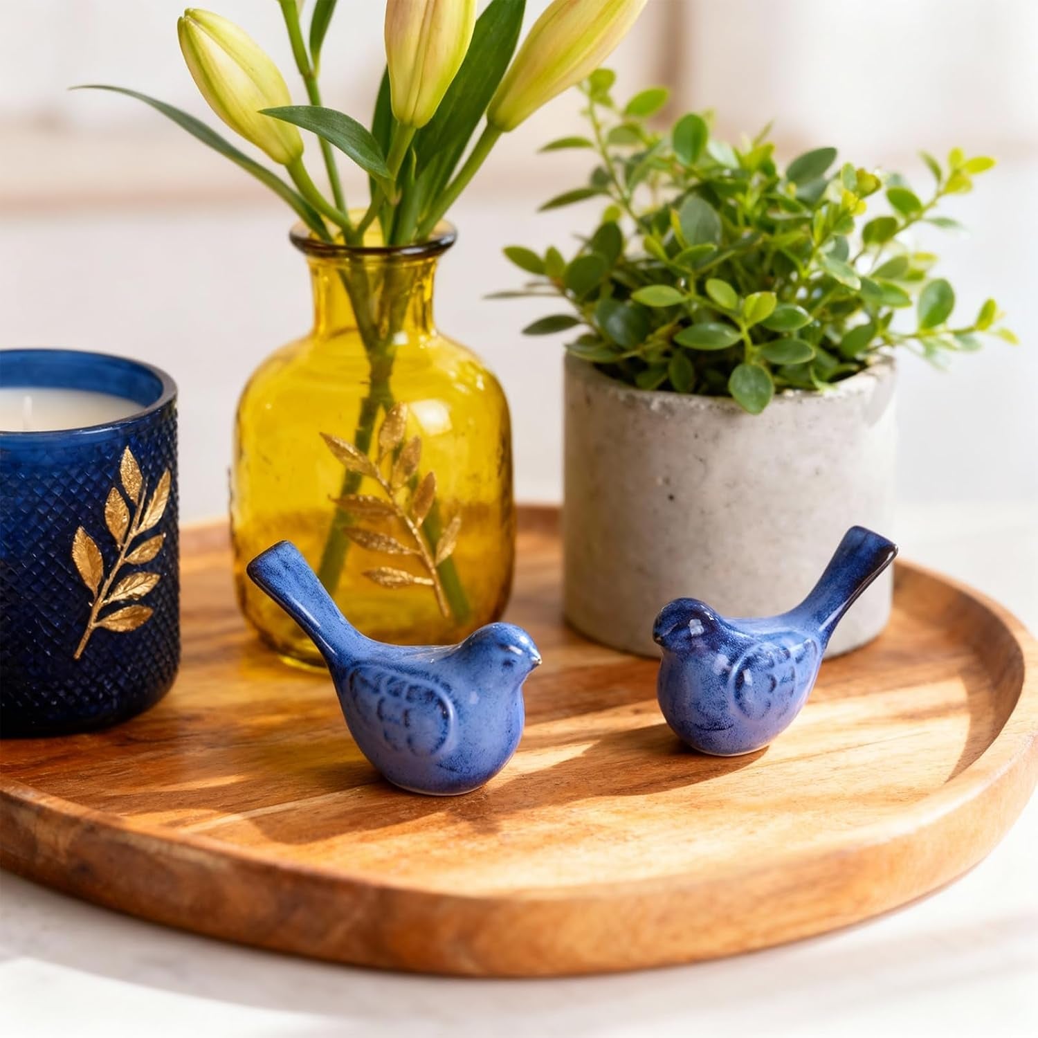 ceramic-bird-figurines-home-decor-blue-love-birds-statue-for-tv-stand-accent-ceramic-snimals-sculpture-farmhouse-small-decor-for-shelves-or-coffee-table-book-shelf-side-table-decorative